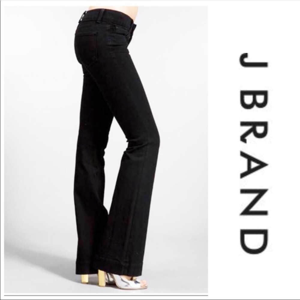 NWOT J Brand Anthropologie Black Jeans Sz 32